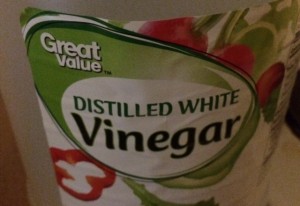 white vinegar