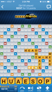 Words with Friends App Game