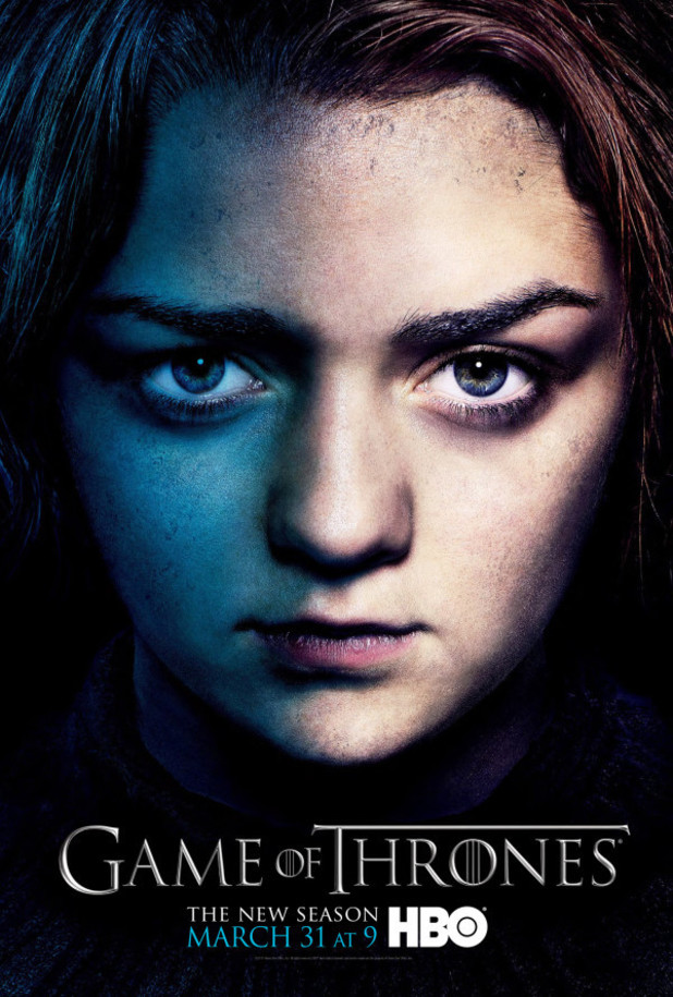 ARYA STARK Game of Thrones HBO Poster