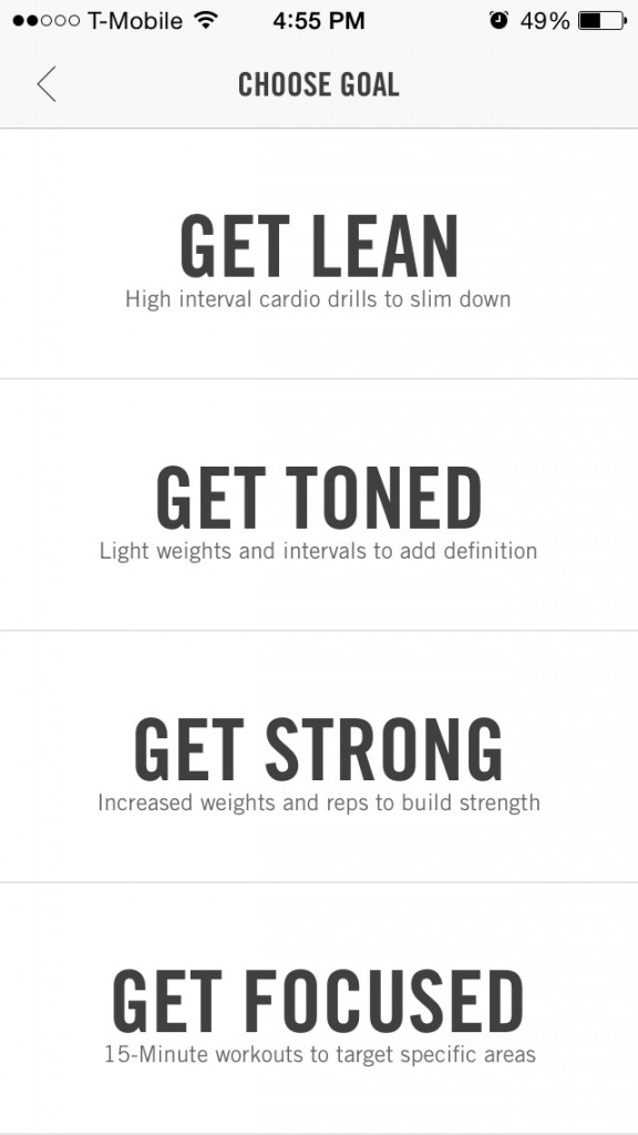 Nike Training App 2