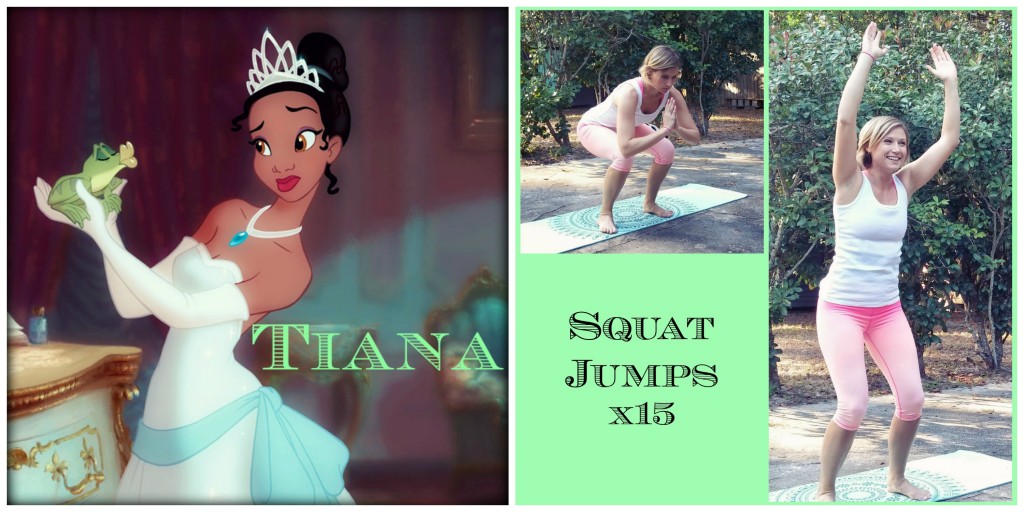 Princess Approved Tiana Jump Squats