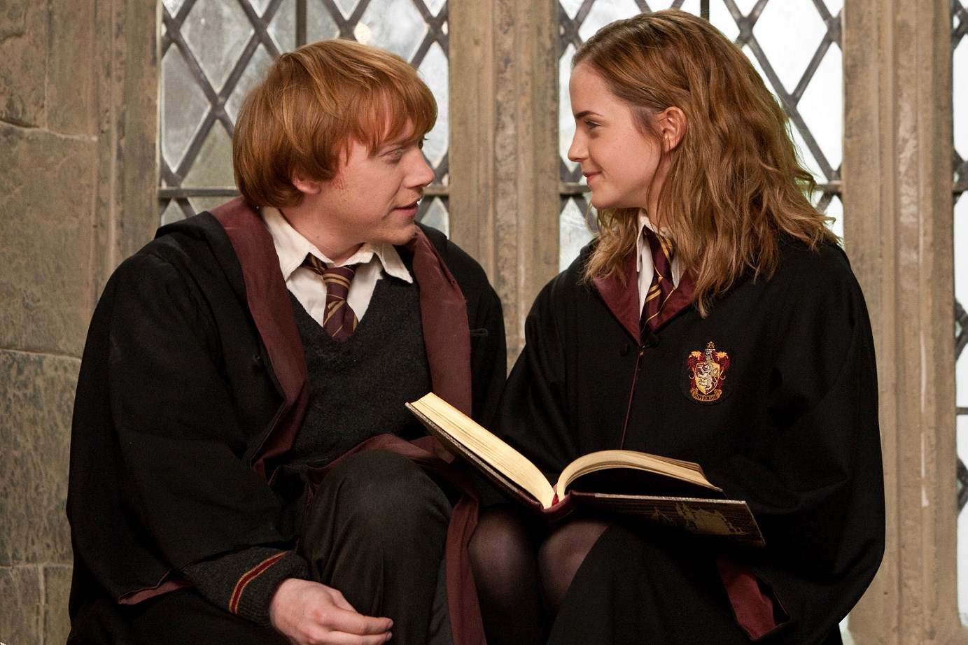Ron Hermione Otp Harry Potter Ship Love Couple Common Room 2610