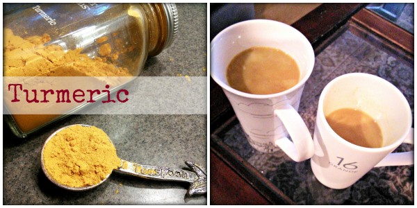 Superfood turmeric spice golden milk turmeric tea