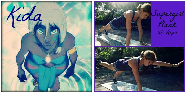 I dont sweat I sparkle dinsey princess workout supergirl plank