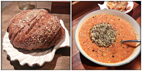 dystopian dinner Hunger Games inspired meal Carrot Soup with 5 Grain Bread