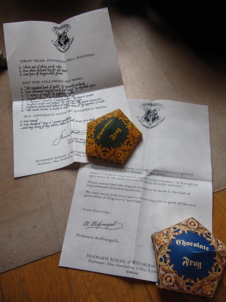 Acceptance Letter Hogwarts Common Room Potterweek Harry Potter