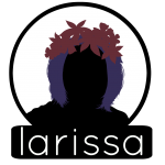 Larissa Circle BG Label