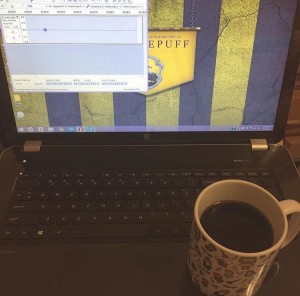 working with coffee