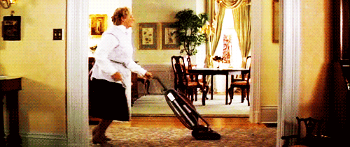 mrs doubtfire cleaning gif robin williams