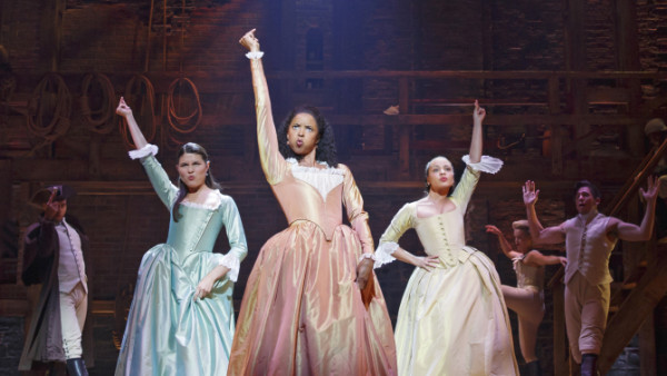 Hamilton Schuyler Sisters Renee Elise Goldsberry Phillipa Soo Jasmine Cephas Jones Broadway Lin Manuel Miranda