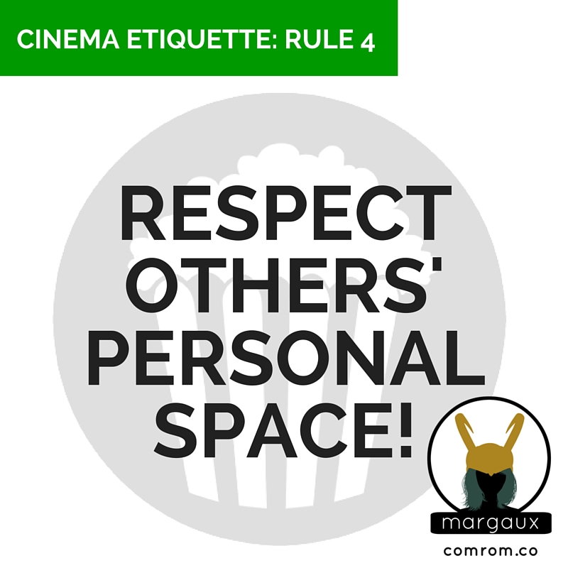 Cinema Etiquette phone off crimson peak movie theater personal space