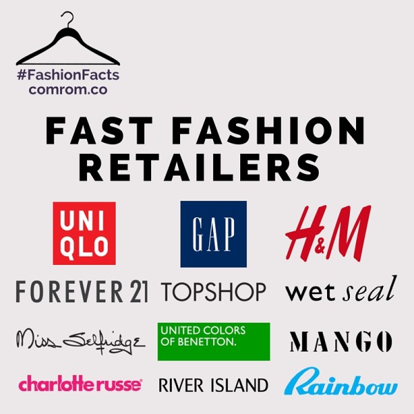 Forever 21 H&M Gap Wet Seal Uniqlo Topshop Miss Selfridge Charlotte Russe