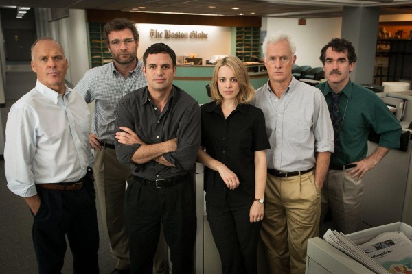 Spotlight Brian D'arcy James Michael Keaton Rachel McAdams Mark Ruffalo John Slattery Oscars Liev Shreiber