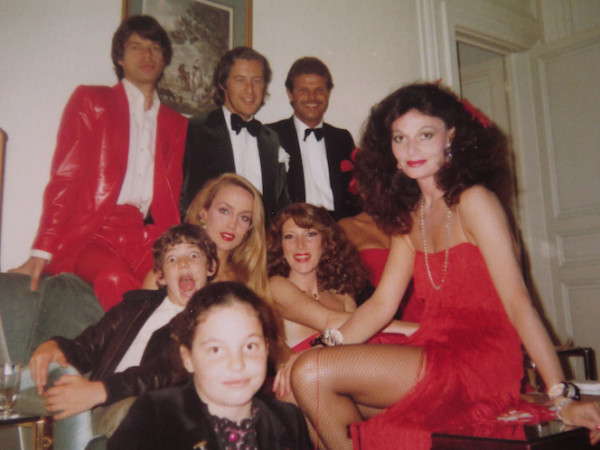 mick jagger martin summers jerry hall nona summers dvf