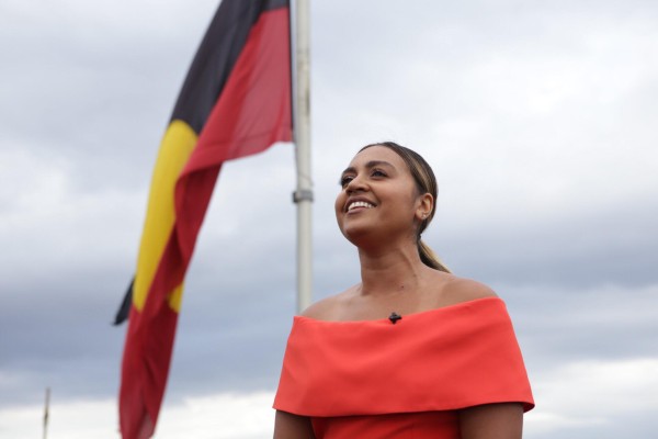 jessica mauboy aboriginal people flag