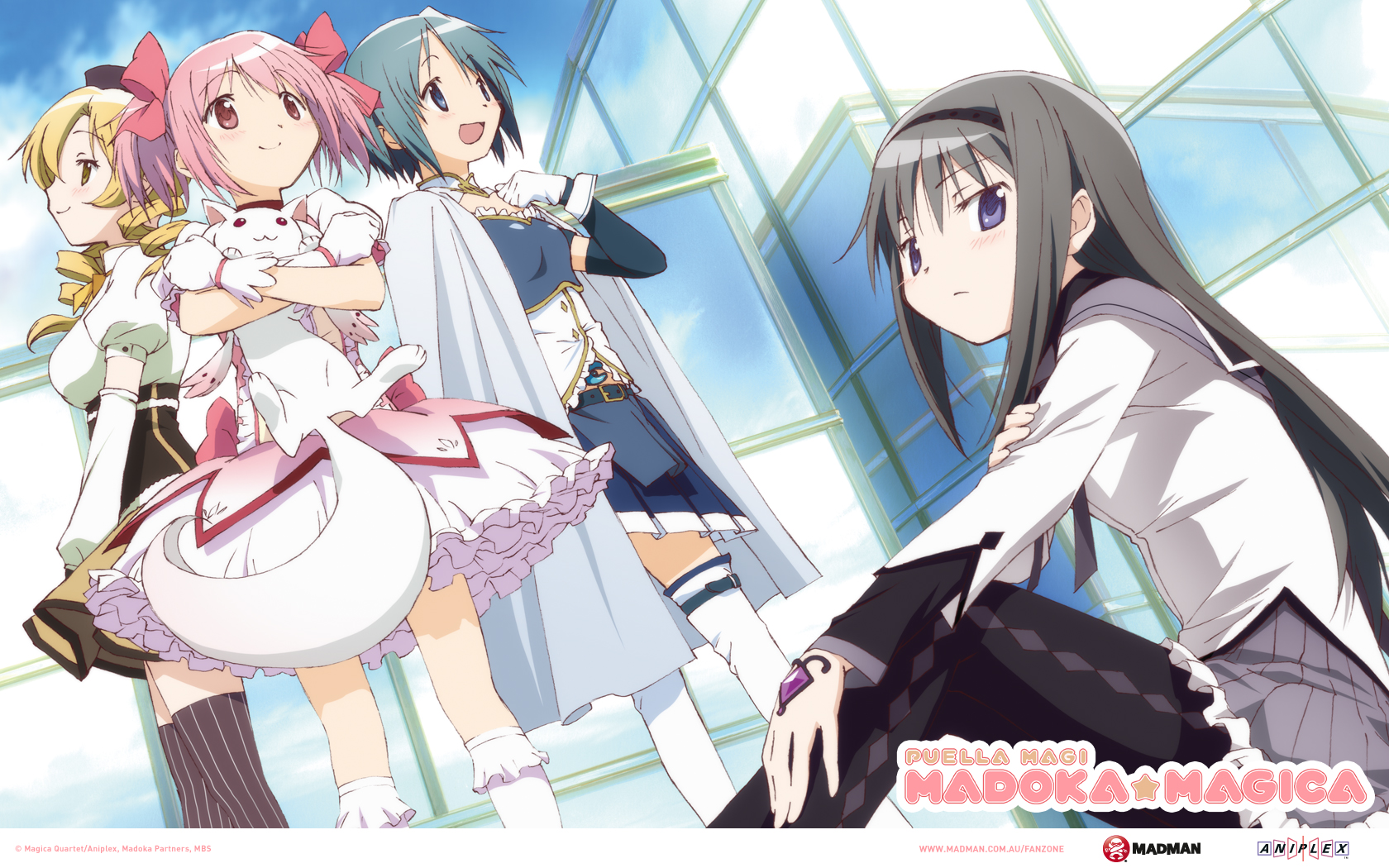 puella magi madoka magica is a dark twist on the magical girl anime like Sailor Moon.